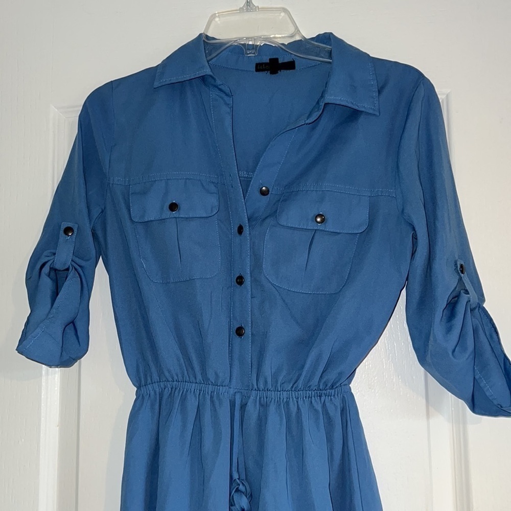 Lightweight casual or dressy light blue dress size XS - Picture 4 of 7